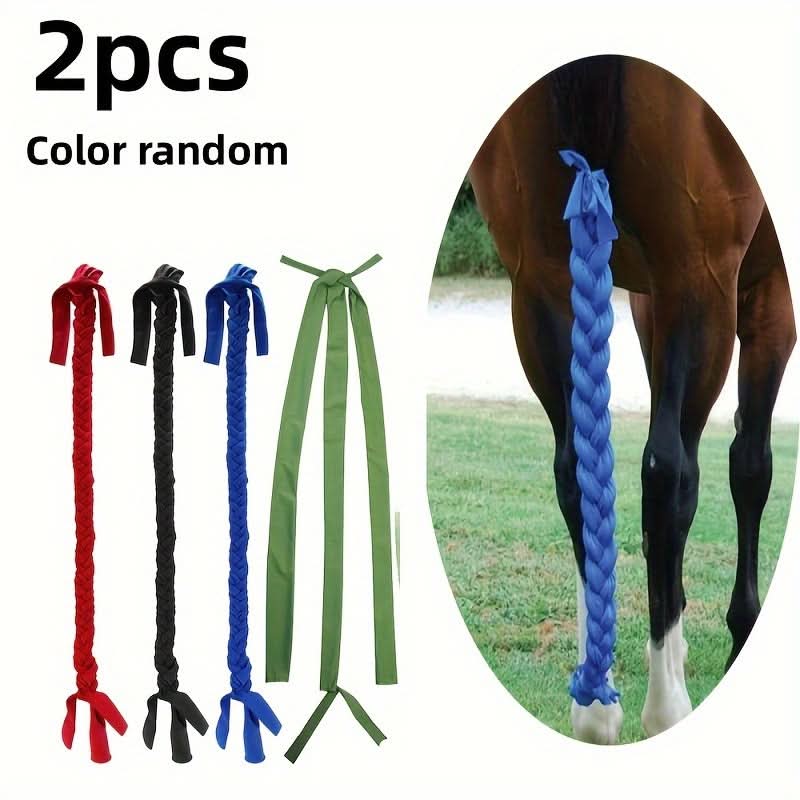 Nylon Horse Tail Wrap Braids