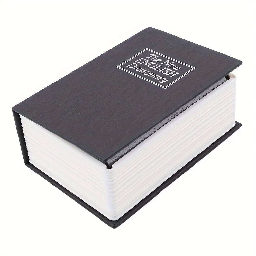 1pc Mini Book-Shaped Piggy Bank with Combination Lock