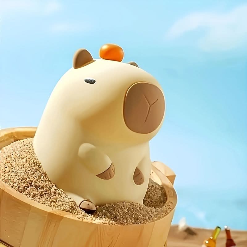Cute Cartoon Capybara Night Lamp