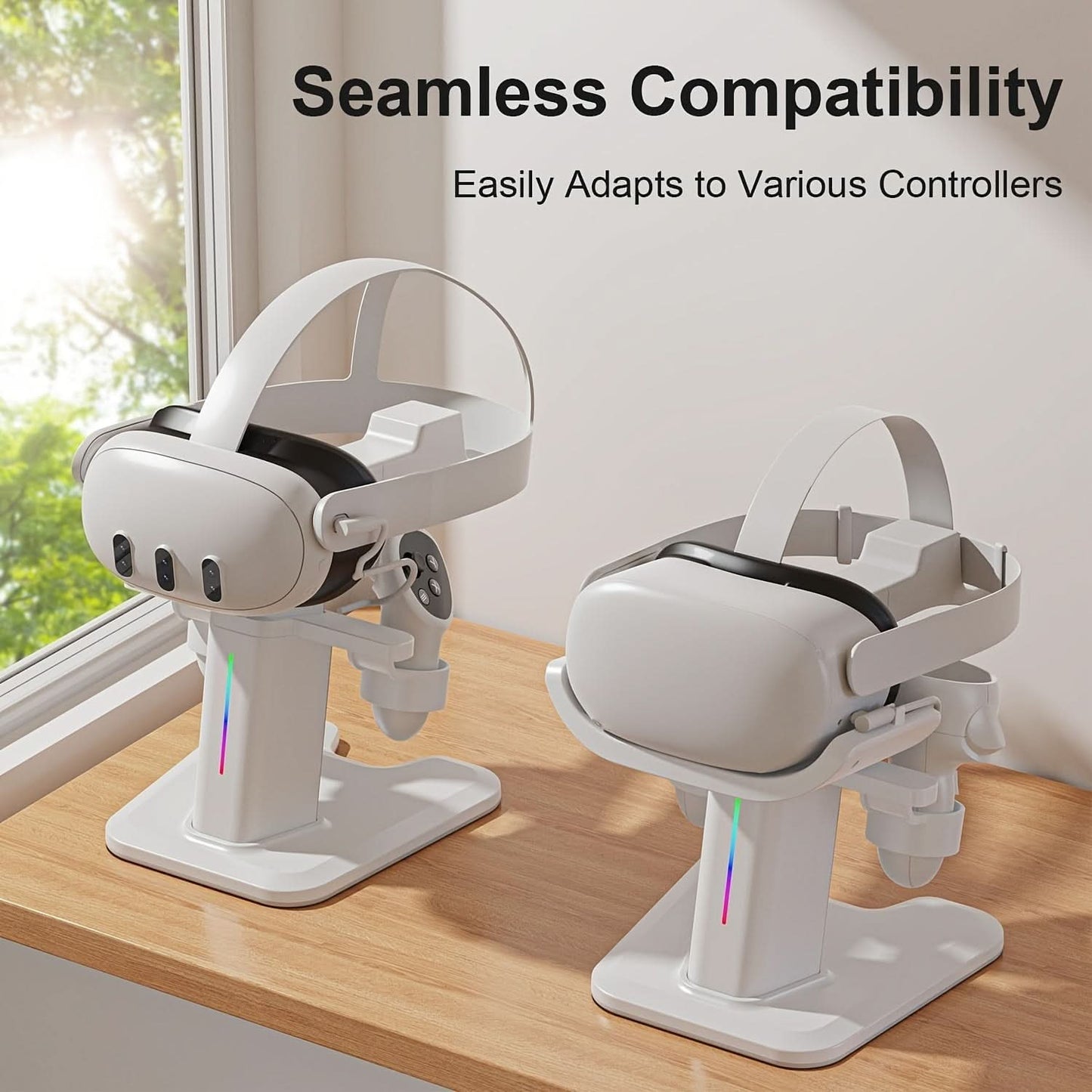 RGB Charging Dock Stand for Meta Quest 3 & 2