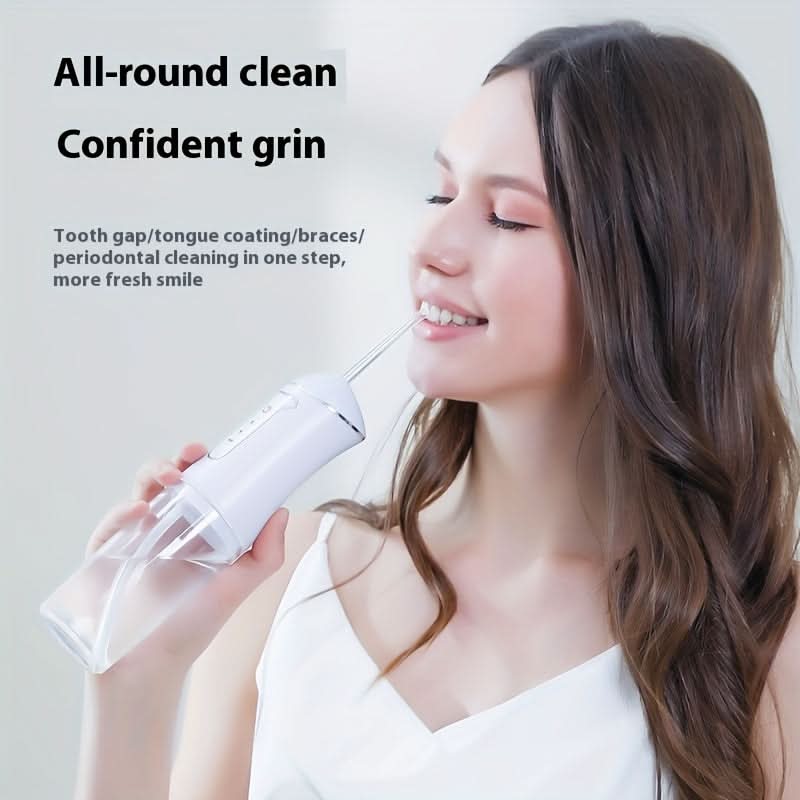Cordless 4-in-1 Water Flosser – USB Rechargeable