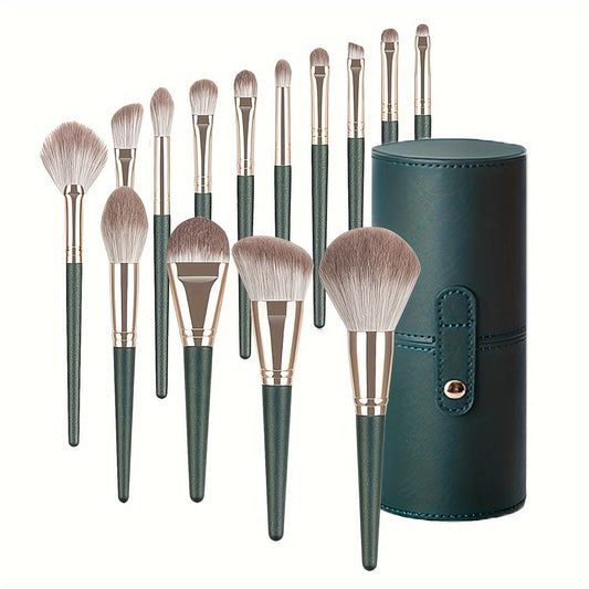 Luxurious 14pc Makeup Brush Set