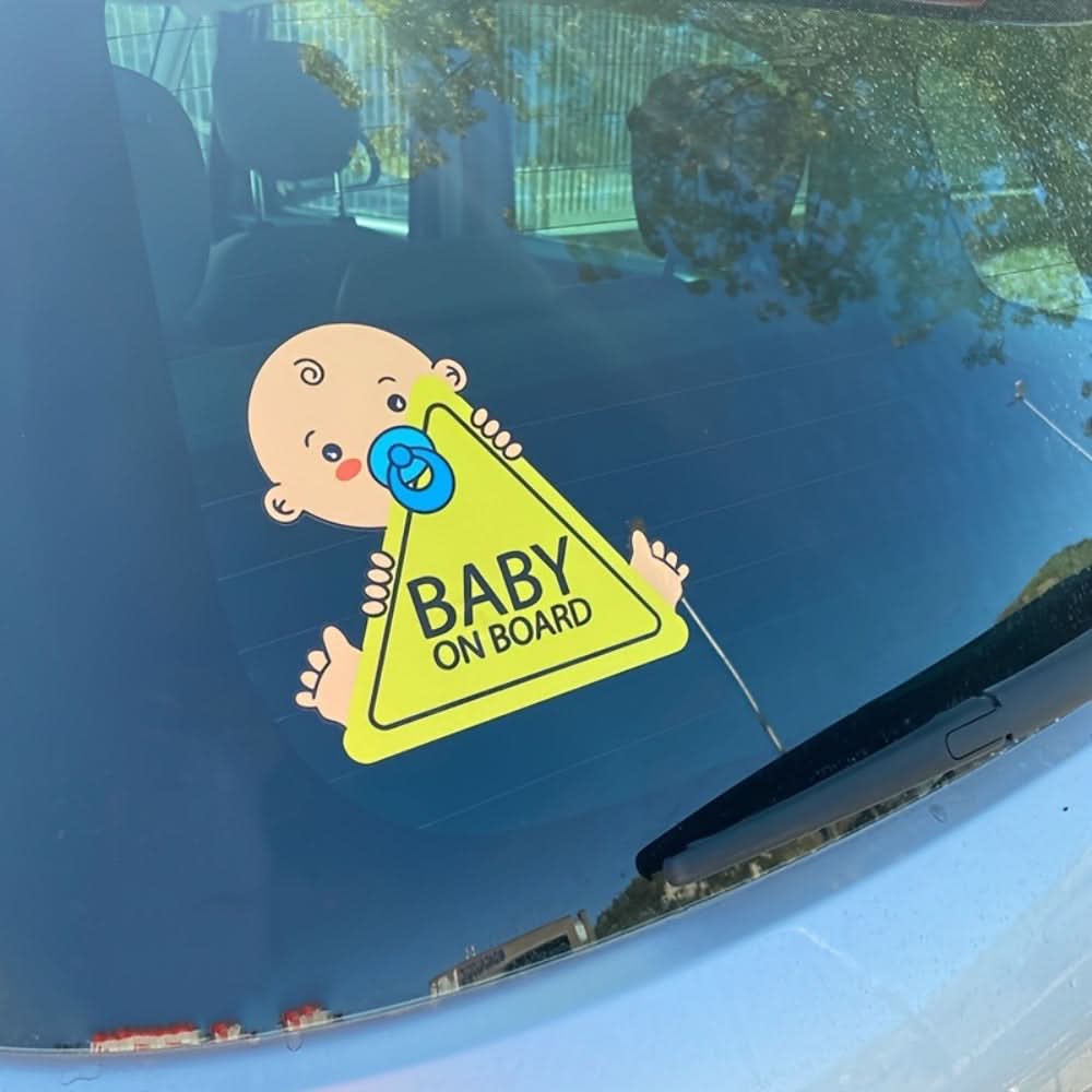 Child Safety Car Stickers – Animal Print, Easy Apply & Floor Mount