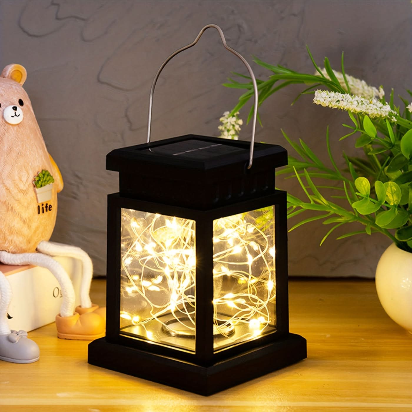 Solar-Powered Hanging Lanterns – Outdoor Garden Lights