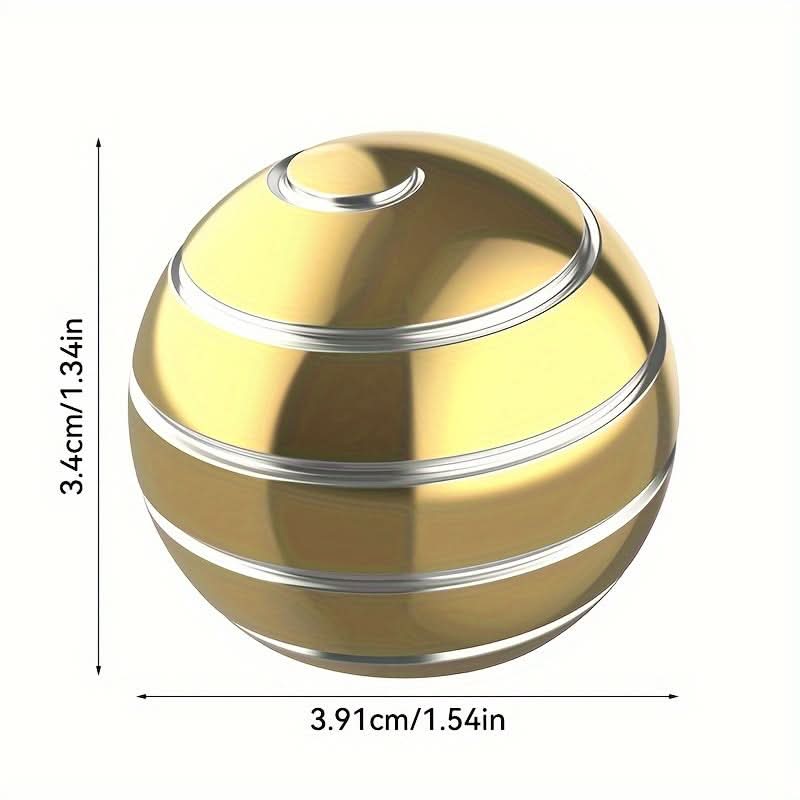 Kinetic Spinning Desk Toy – 1.54" Aluminum Alloy Motion