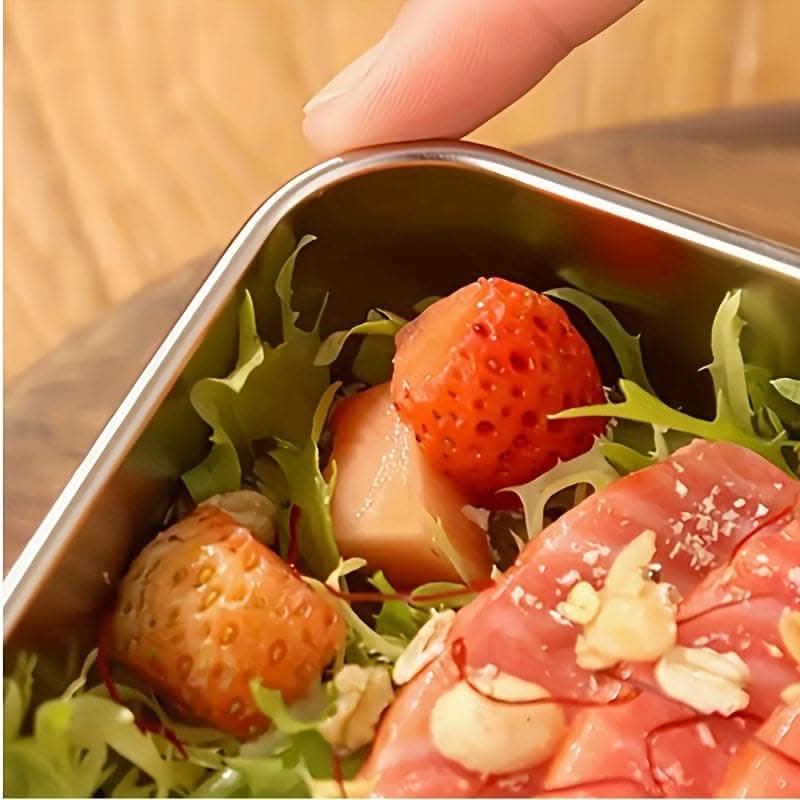 Multi-Use 5pcs Stainless Steel Food Storage Container Set - Airtight & Stackable