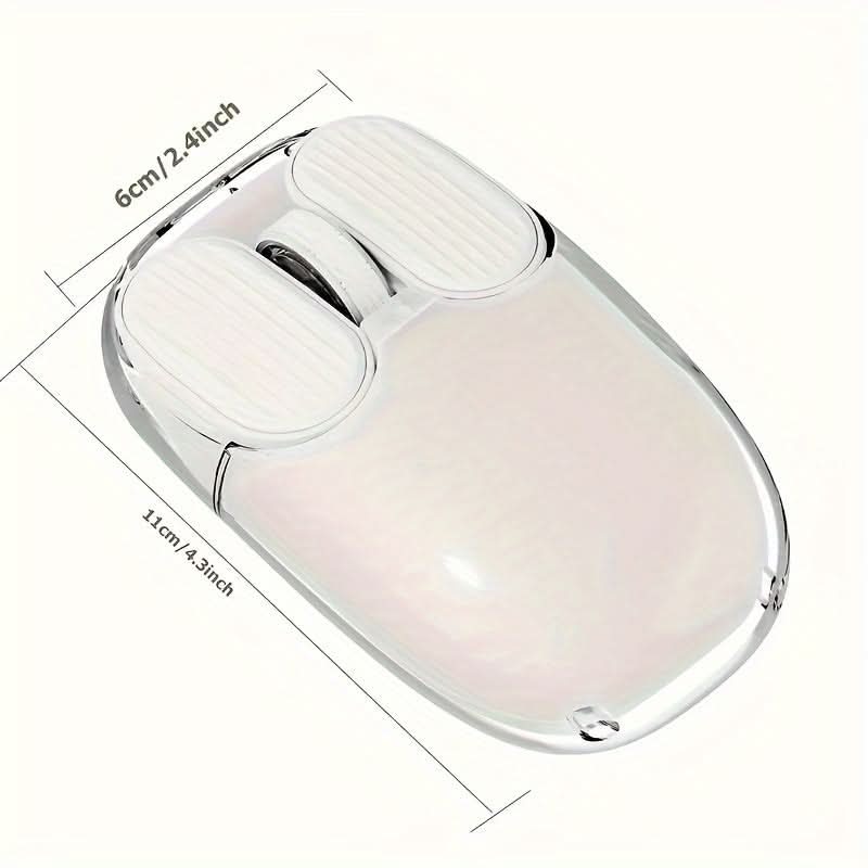 Transparent Wireless Mouse – 2.4G & Bluetooth