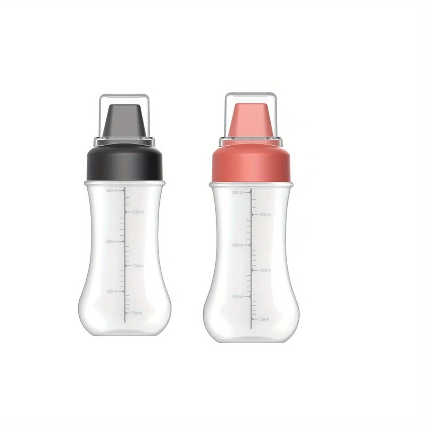 Leakproof Squeeze Sauce Bottles - Refillable Condiment Dispensers