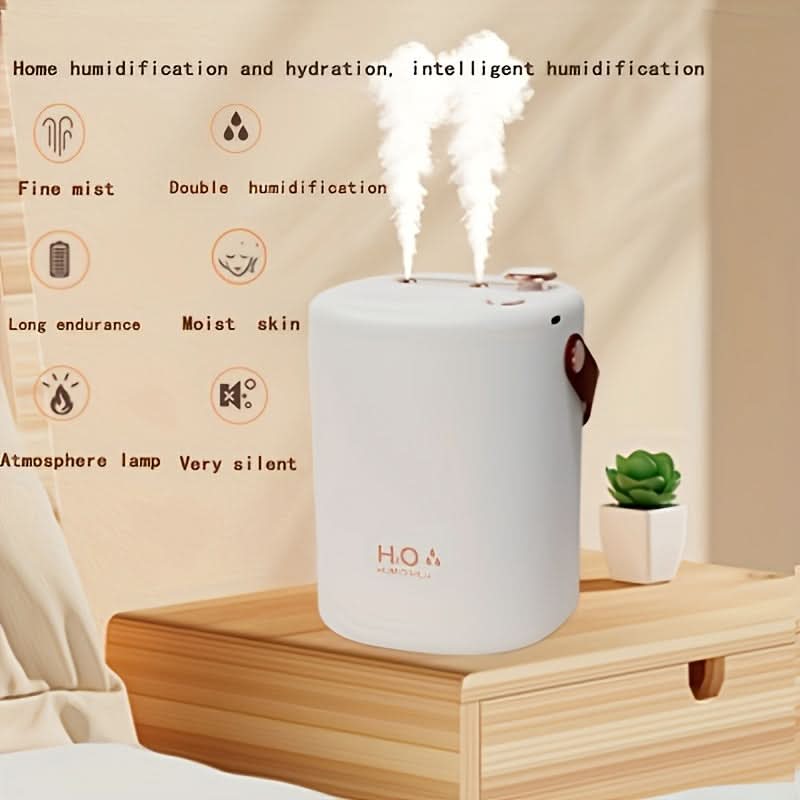 NEWDERY USB Dual-Spray Humidifier Nightlight