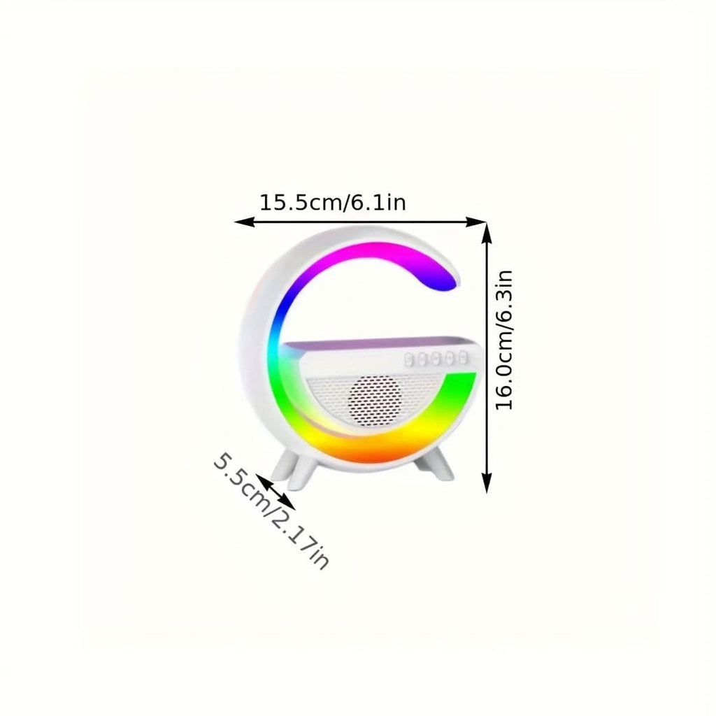 Wireless Smart Light Speaker -Sleep Alarm Clock with Mobile Phone Wireless Charging