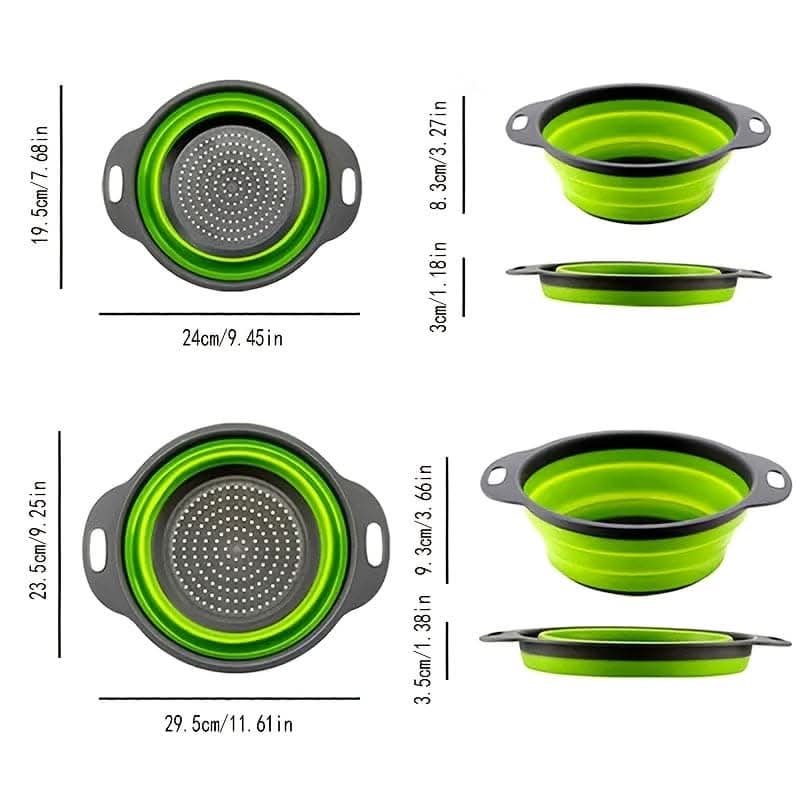 Foldable Silicone Kitchen Funnel Set