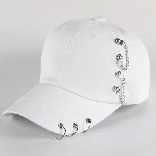 Women's Black Ring Buckle Baseball Cap – Hip Hop Trucker Hat