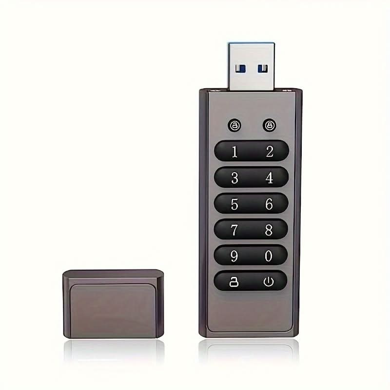 64GB Encrypted USB Drive with Keypad Lock