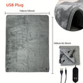 USB Electric Heated Blanket with 5 Temperature Settings