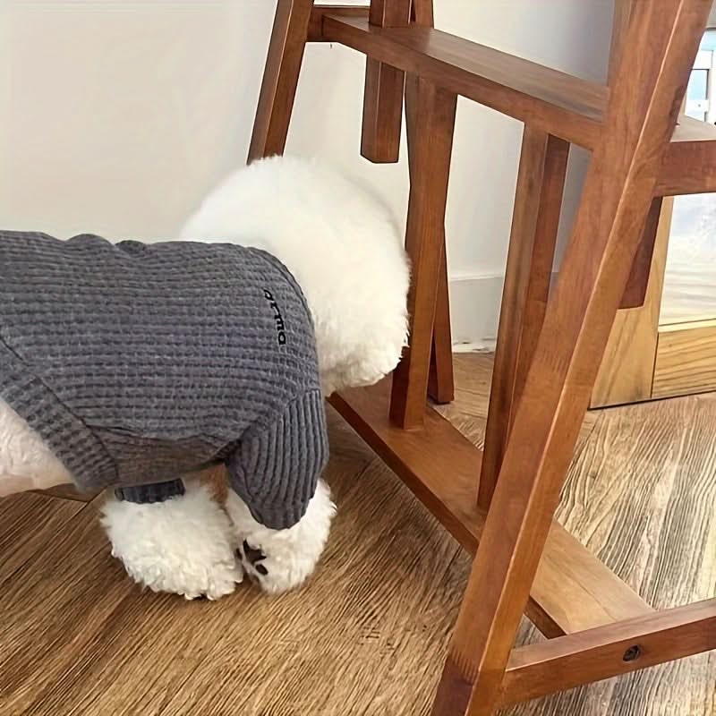 Warm Dog Sweaters - Fashionable Pineapple Pattern Pullover