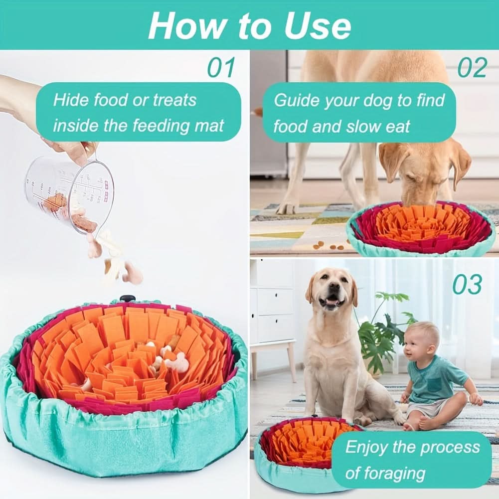 Snuffle Mat for Dogs - Interactive Slow Feeder Toy