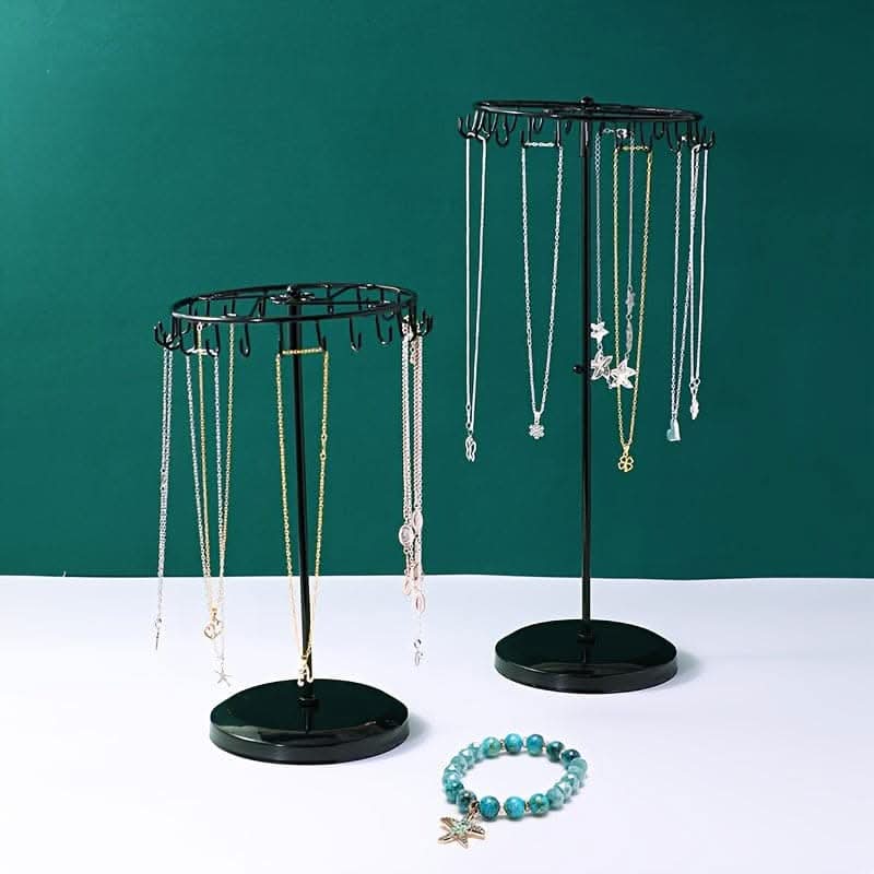 Vintage Metal Necklace Holder – Jewelry & Keychain Display