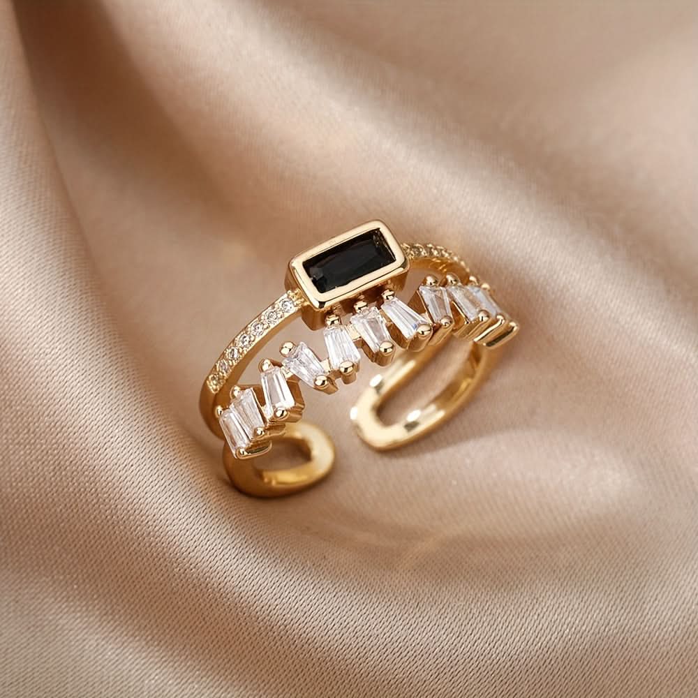 Boho Style Double Layer Copper Ring