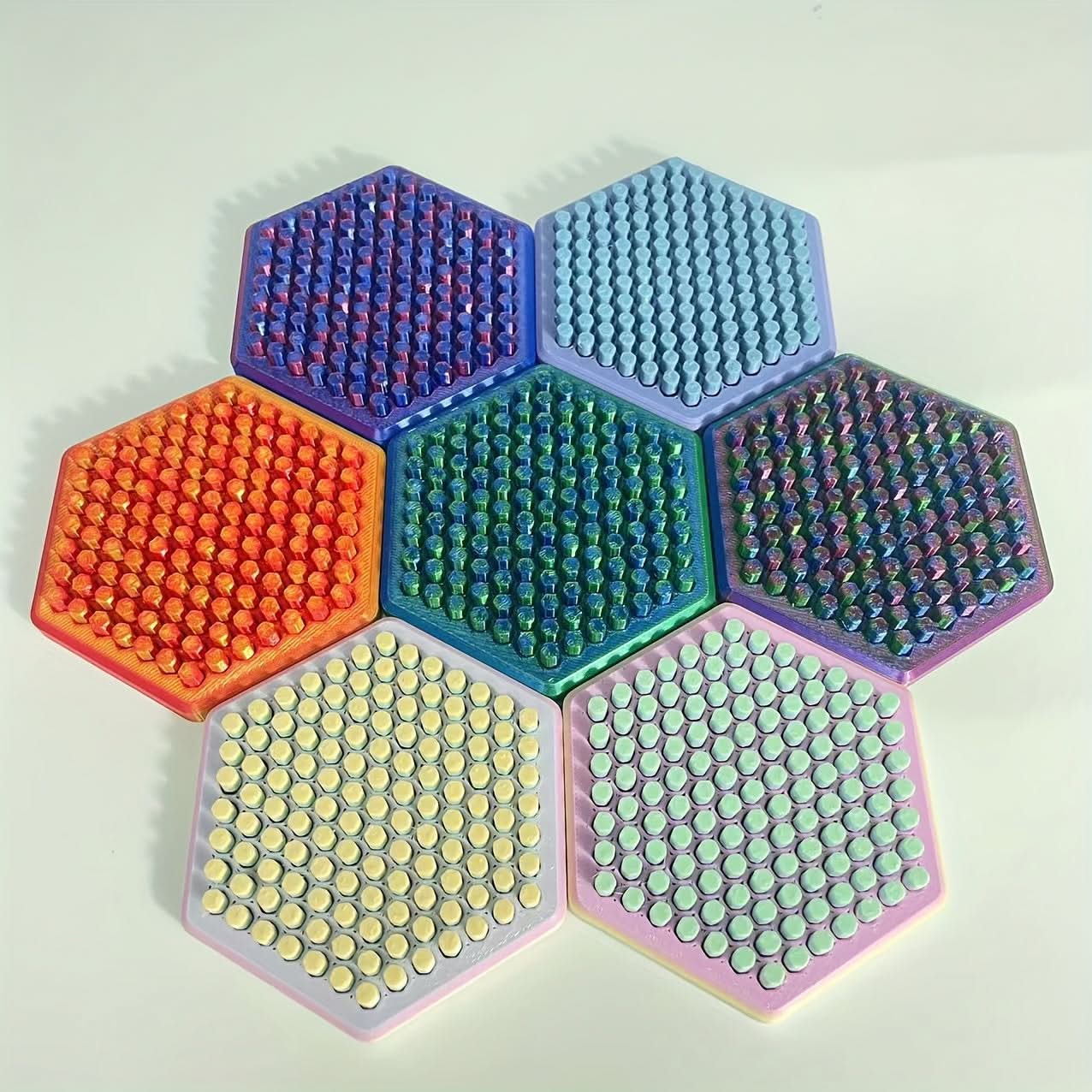 3D Honeycomb Push Pin Toy – Acupressure Office Desk Toy