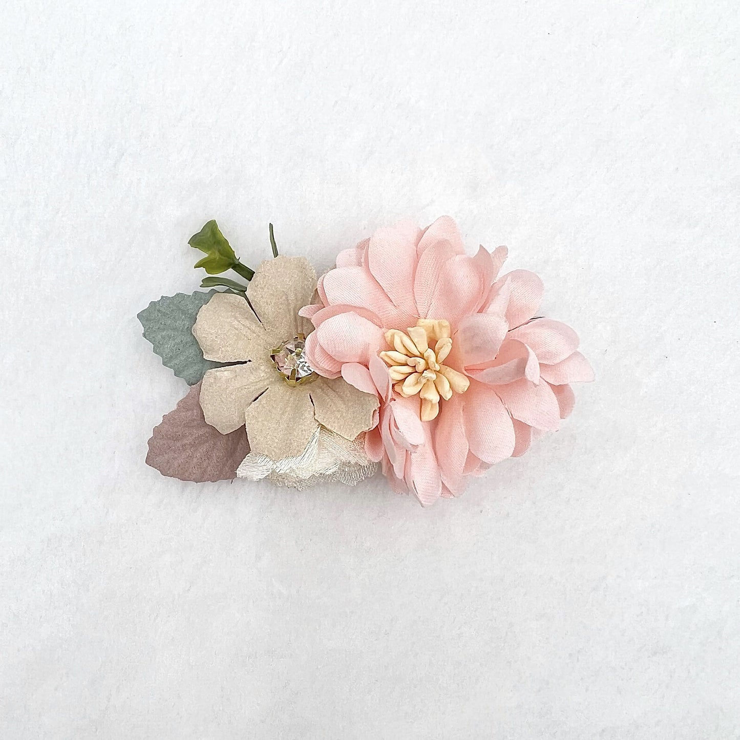 3-Piece Floral Hair Clip Set for Girls