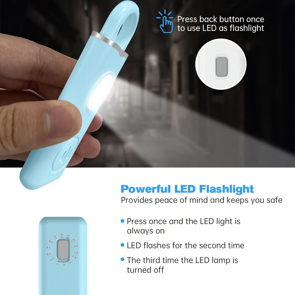 Women’s Safety Alarm with 130dB Siren & Light