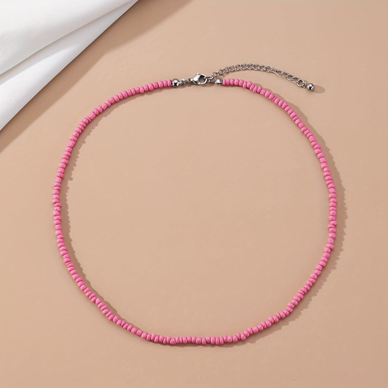 Bohemian Chic Beaded Necklace – Handmade & Fashionable