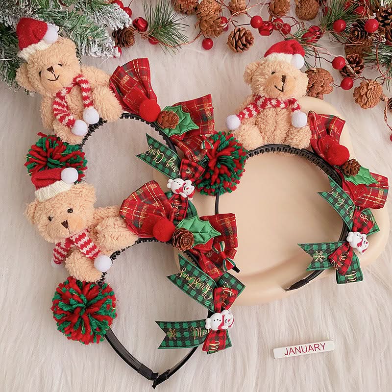 Teddy Bear Cartoon Hairband for Adults