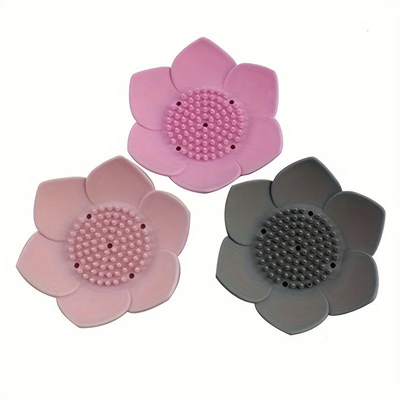 Lotus Design Silicone Soap Box – Stylish & Functional