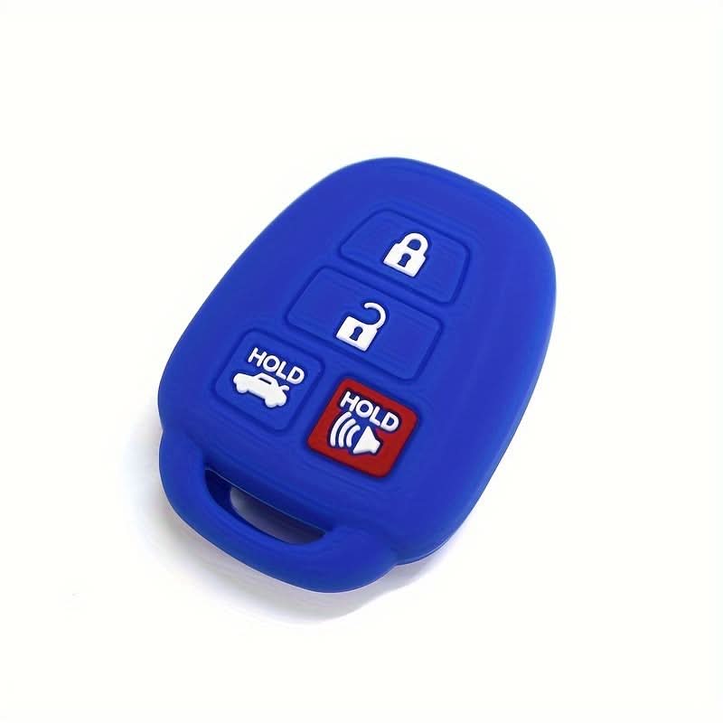Silicone 4-Key Car Key Cover – Waterproof & Shockproof