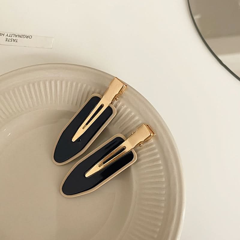 4-Piece Retro Metal Hairpin Set - Minimalist Hair Clips for Women