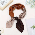Vintage Polka Dot Square Scarf for Women