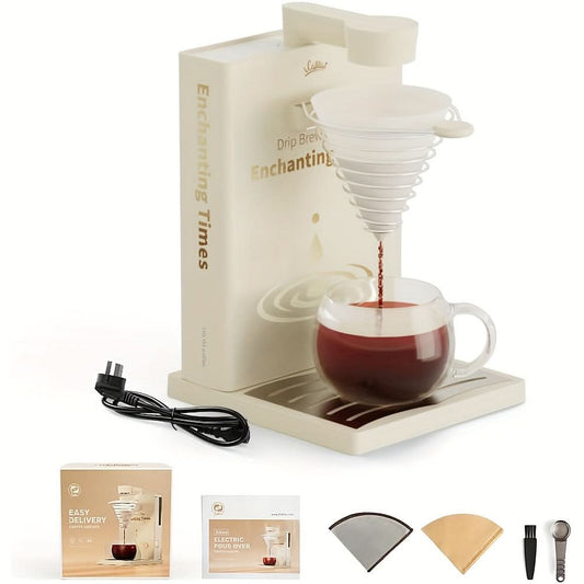 Portable Coffee Maker with Pour-Over Filter – Automatic Operation