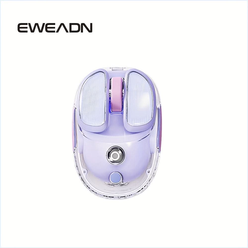 Rechargeable Wireless Mini Mouse with 4800 DPI- LED Backlit