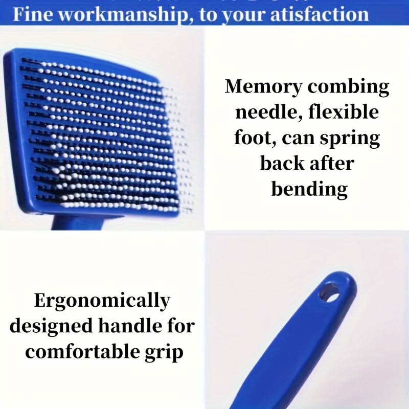 Self-Cleaning Pet Grooming Comb Brush