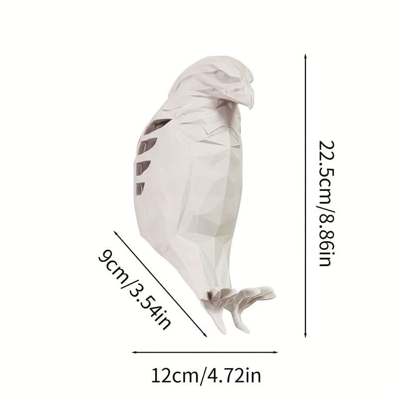 Eagle & Owl LED Wall Lamp - Battery-Powered Decorative Night Light