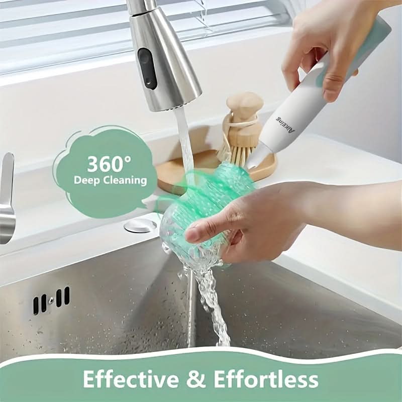 Electric Bottle Brush with UV Sterilization, Multifunctional Cleaning Cup Set