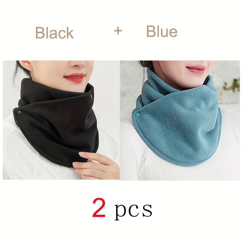 Two-Pack Winter Neck Scarf – Windproof, Warm Polyester Cycling Neck Protector