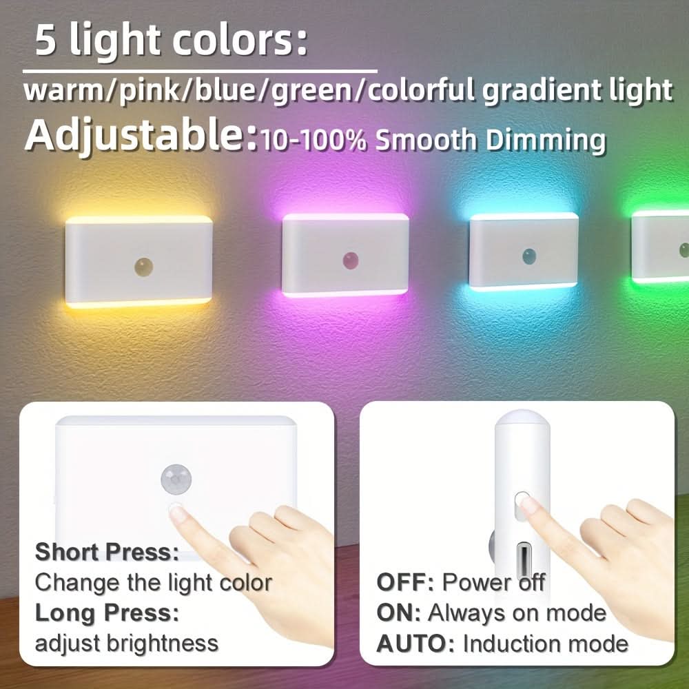 400mAh Rechargeable LED Motion Sensor Night Light