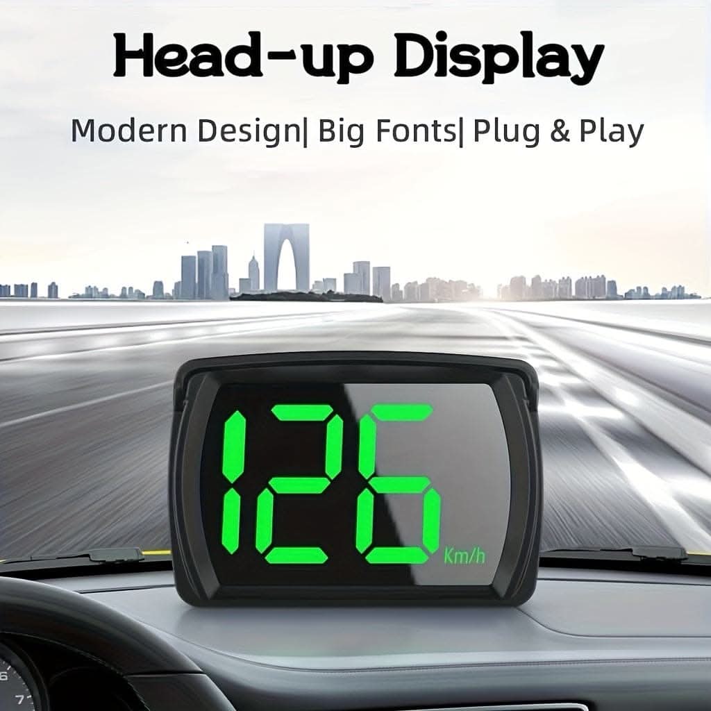 3-Inch HUD Head-Up Display – Multifunctional Car Speedometer