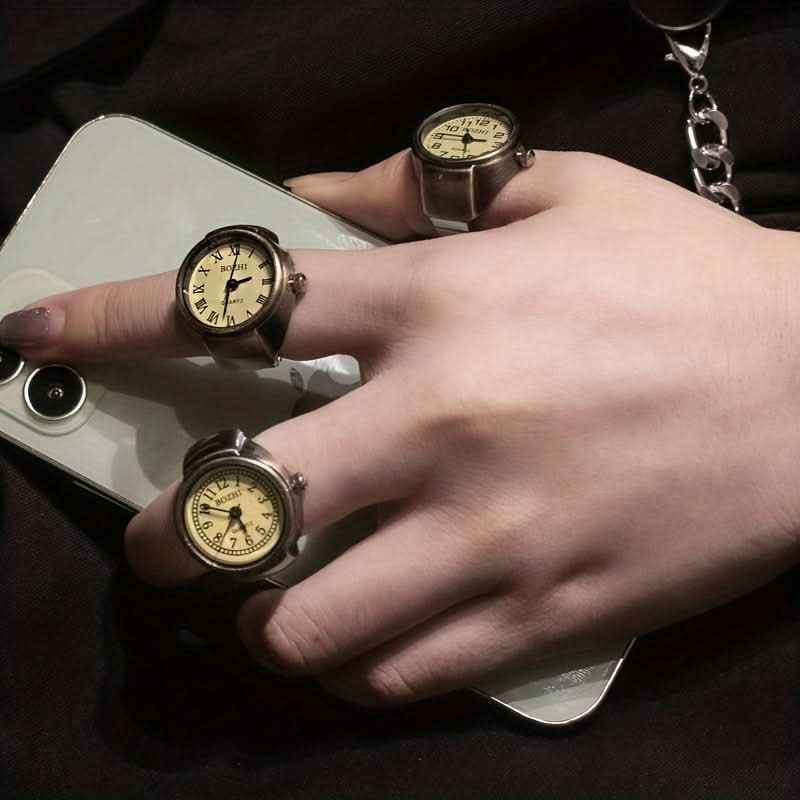 Vintage Mini Finger Ring Watch