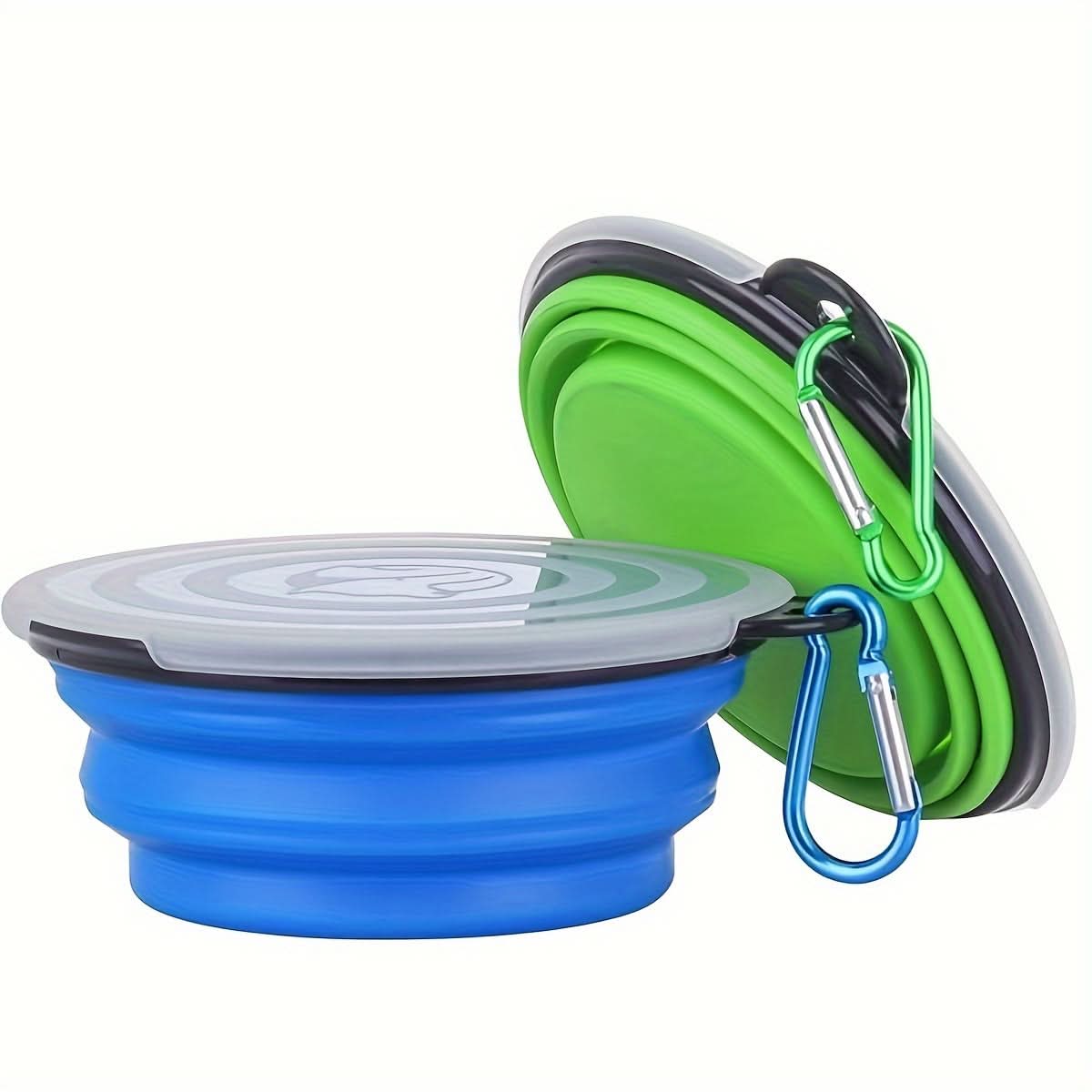 3-Pack Foldable Dog Travel Bowls