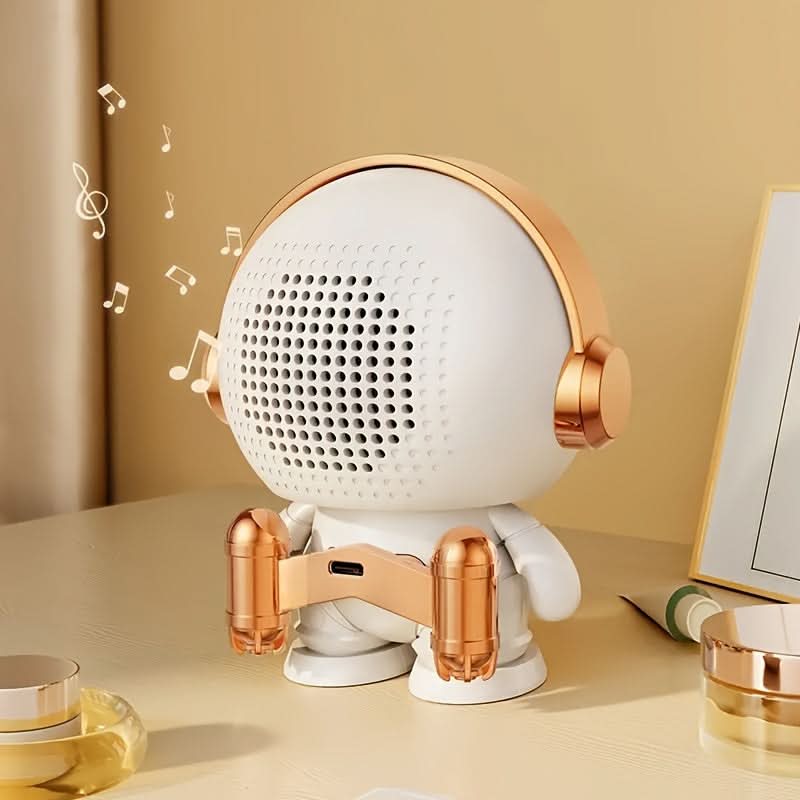Astronaut Wireless Bluetooth Speaker – Portable Deep Bass Stereo with LED Light