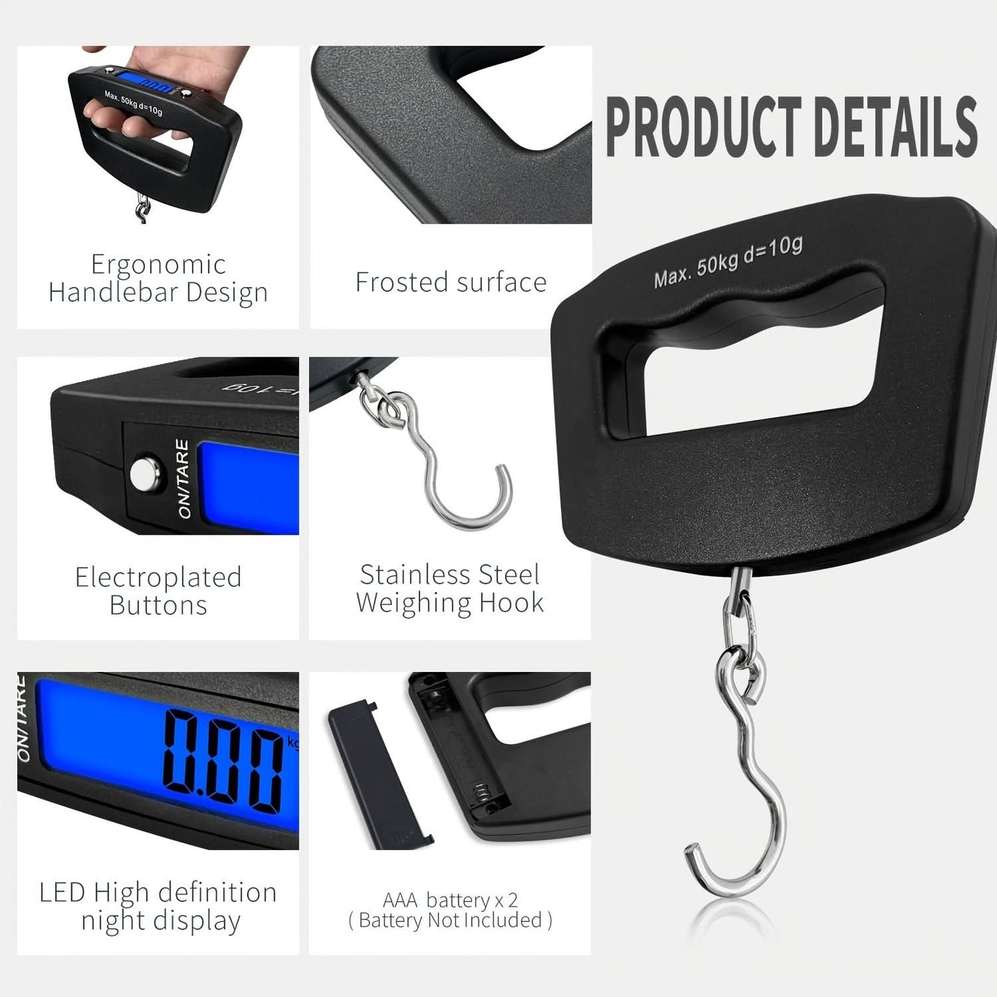 Portable Digital Luggage Scale for Travelers