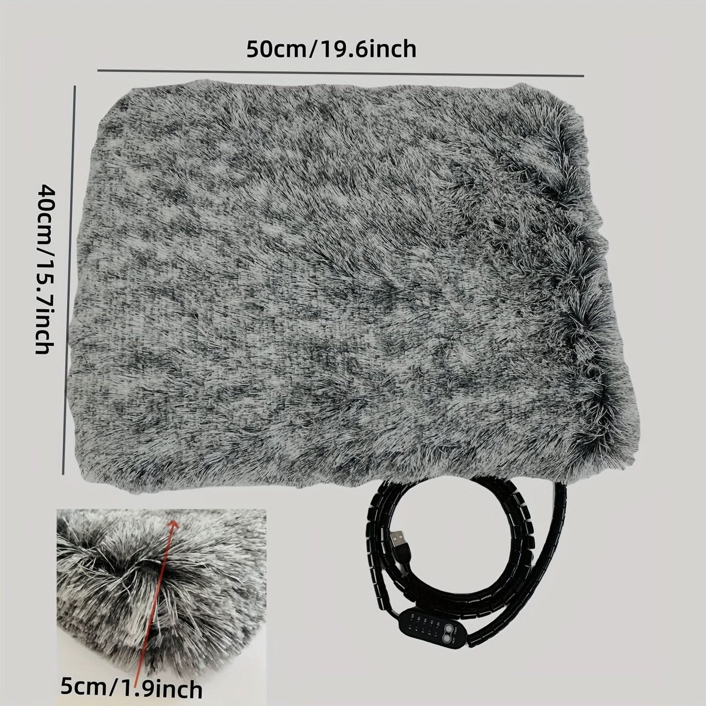 USB Electric Pet Heating Pad for Cats & Dogs