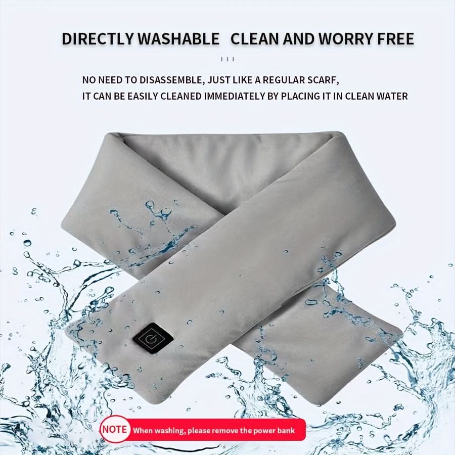 USB Charging Heated Scarf - Unisex Multifunctional Electric Neck Warmer