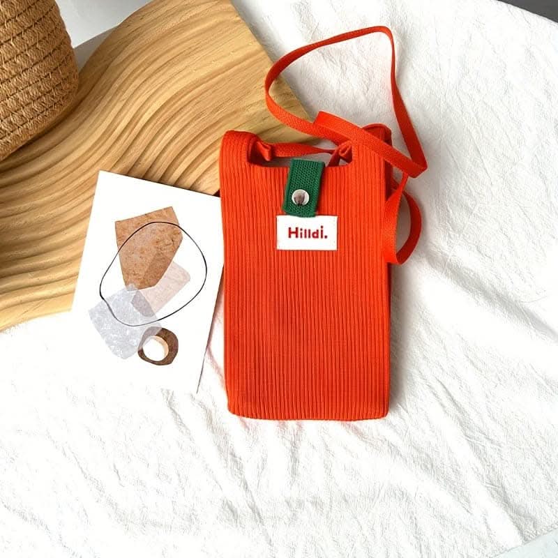 Cute Knit Mini Crossbody Bags For Women- Phone & Coin Purse