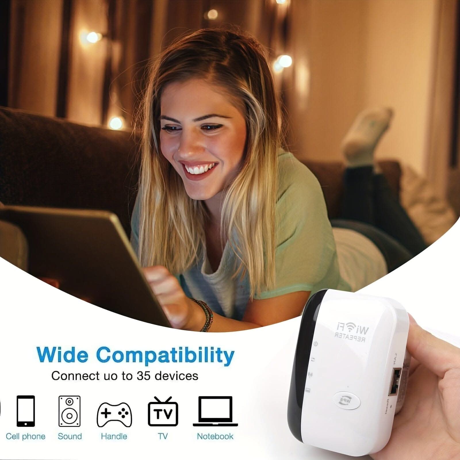 300Mbps WiFi Booster for Home Coverage