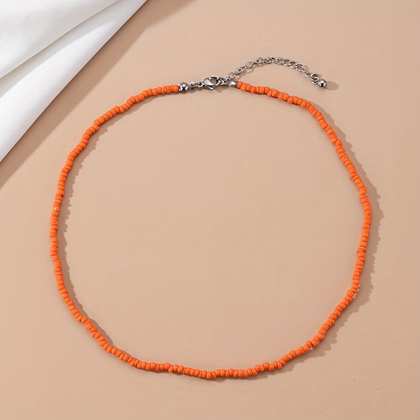 Bohemian Chic Beaded Necklace – Handmade & Fashionable