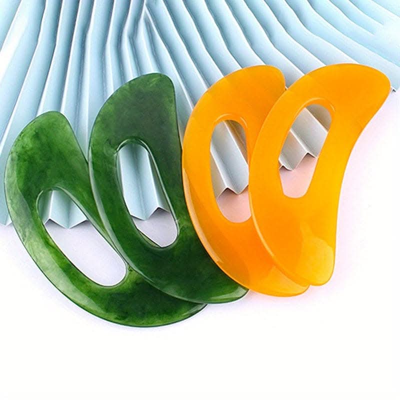 Gua Sha Scraping Massage Tools – Jade Facial Massager