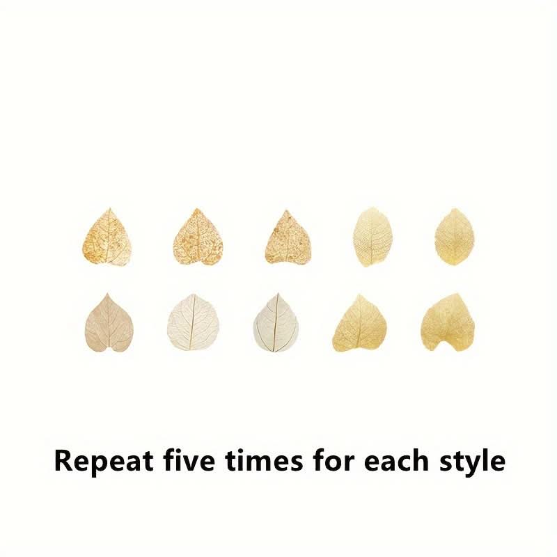 50pcs Vibrant Fallen Leaves Washi Tape Roll